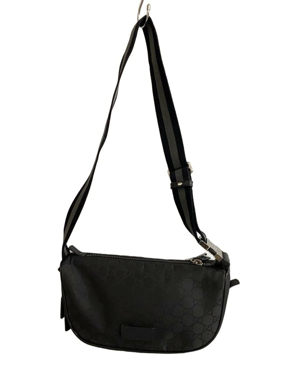 Gucci Waist Belt Crossbody Bag GG Black